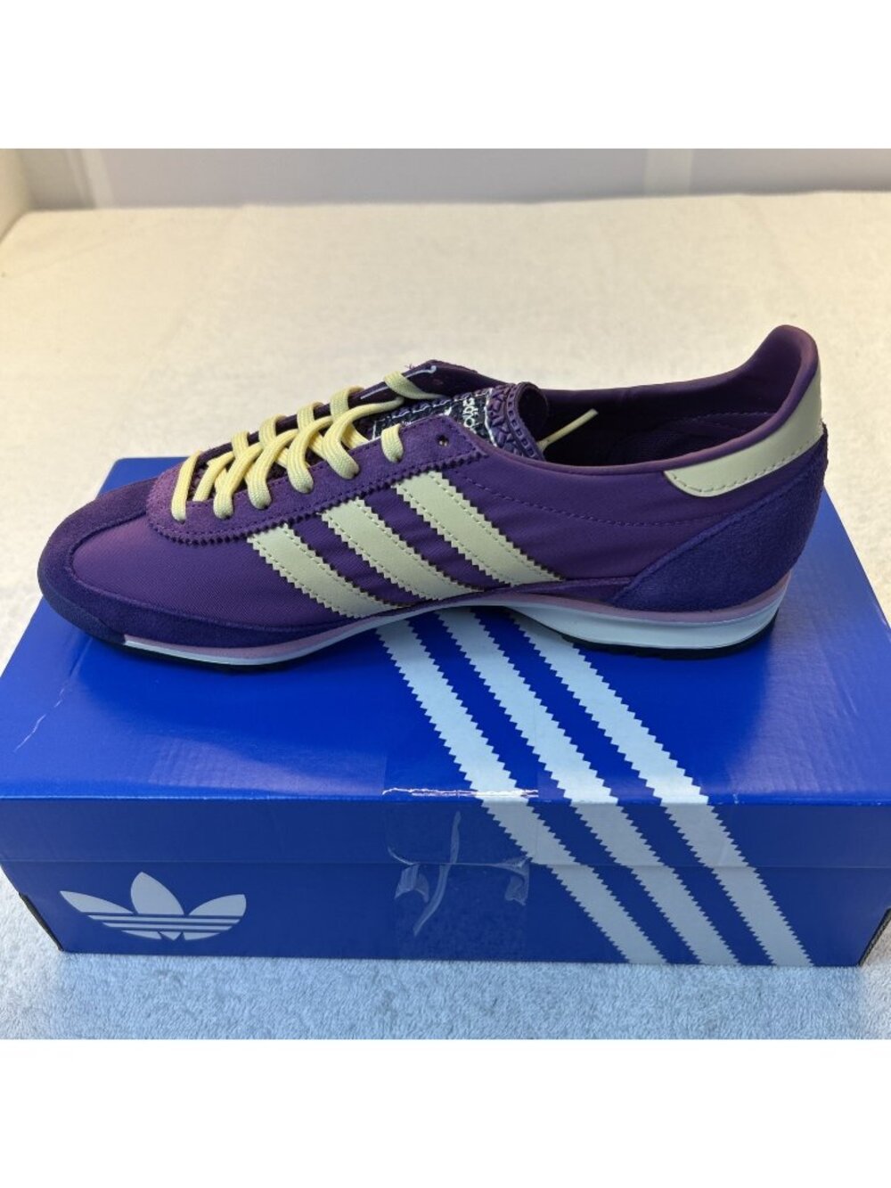adidas Women’s Purple and Light Gold Athletic Sneakers